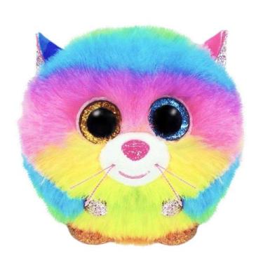 Imagem de Pelúcia Ty Beanie Balls Puff Redonda - Gatinho Gizmo - Toyng