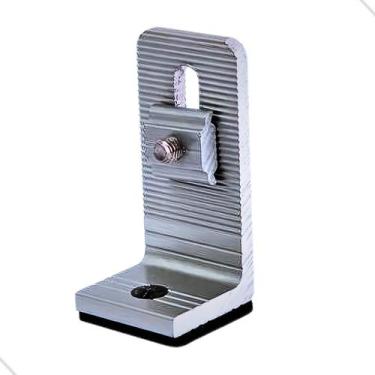 Imagem de Kit 01 Suporte em L Telha Fibrocimento Chapa L Alumínio  - GB ELETRICA