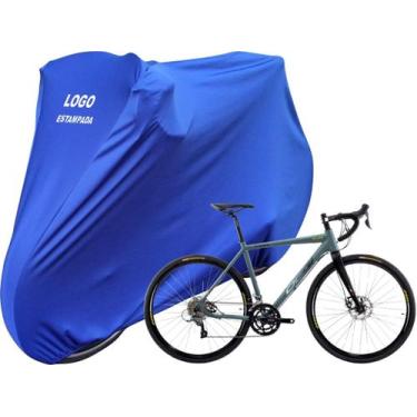 Imagem de Capa Bike Com Logo Oggi Velloce Disc 2022 Speed De tecido - Mz, Azul