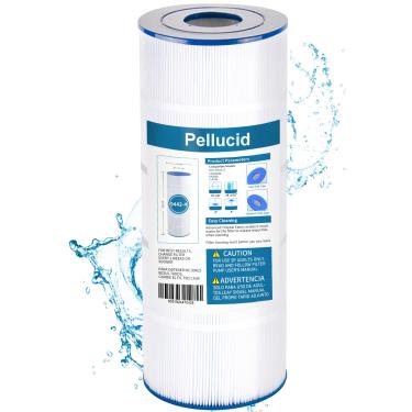 Imagem de PELLUCID Filtro de piscina compatível com C200S, PA200S, Hayward CX200XRE, SwimClear C200S, Unicel C-9442, Ultral-D5, cartucho de filtro de 200 pés quadrados 1 pacote