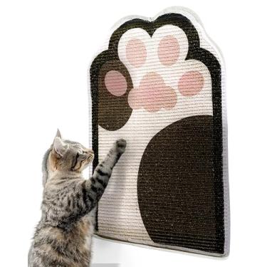 Imagem de Lukamoo® Almofada para arranhar gatos, arranhador de parede para gatos internos (smoking, médio (61 x 40 cm))