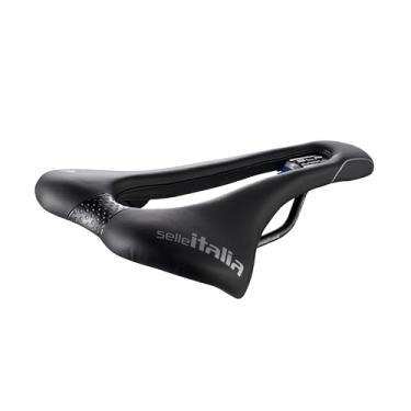 Imagem de Selle Italia Sela de bicicleta SLR TM Superflow, preta, unissex, para adultos, composto, DURO-TEK