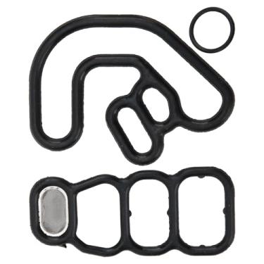 Imagem de 3 peças VTEC Motor Variável Válvula Temporização Solenoide Vedação Válvula Filtro de Borracha V6/3,5L Motores