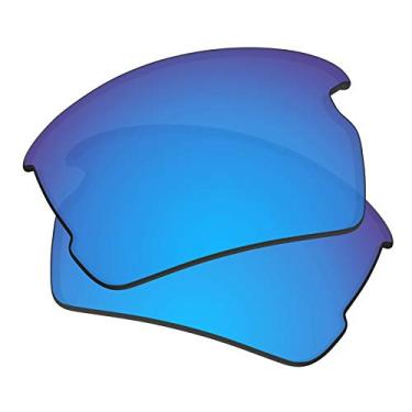 Imagem de Lentes de reposição para óculos de sol Oakley Flak 2.0 XL Polarizadas - Azul espelhado