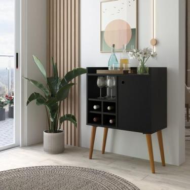 Imagem de Aparador Buffet Balcão Multiuso Para Sala Escritório Cantinho do Café 