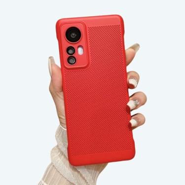 Imagem de Capa de malha respirável ultrafina com dissipação de calor para Xiaomi Mi 12 13 11 Lite para Redmi Note12 11 10 9 Pro K60 Capa dura fosca lisa, C9, para K60 K60Pro