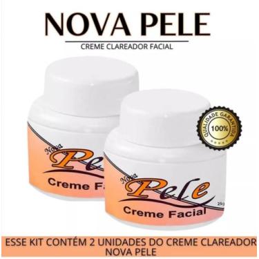 Imagem de Kit 02 Creme Nova Pele Facial Clareador 25g - NOVA PELE A BOTICA