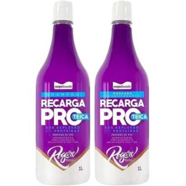 Imagem de Corpo Dourado Regarv - Kit Recarga Proteica SOS Proteínas Litro Duo (2 Produtos)-Unissex