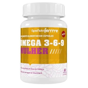 Imagem de Ômega 3-6-9 Mulher Apisnutri 1000Mg 60 Cápsulas