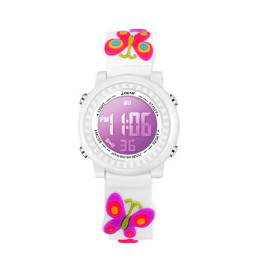 Imagem de Relógio infantil, relógio de pulso para meninas de 3 a 10 anos 3D com desenho fofo de unicórnio para meninas, 7 luzes coloridas, digital, relógio de pulso Montre Enfant Fille, J-HuDie-White-qms,