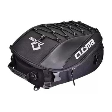 Imagem de Mochila Baú Bagageiro Para Moto 30 Litros Capa Impermeável