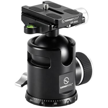 Imagem de SUNWAYFOTO Epic EB-44 Cabeça esférica de tripé de 44 mm e placa QR Arca/RRS compatível com Sunway