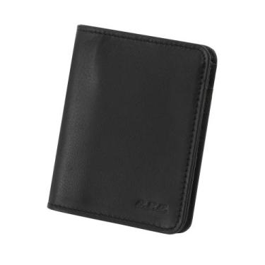 Imagem de Carteira de Couro Santos F.C. 1962 - Produto Oficial - Couro50, Preto