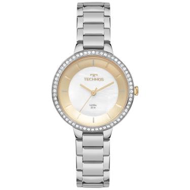 Imagem de Relógio TECHNOS feminino slim prata VJ21AD/1D