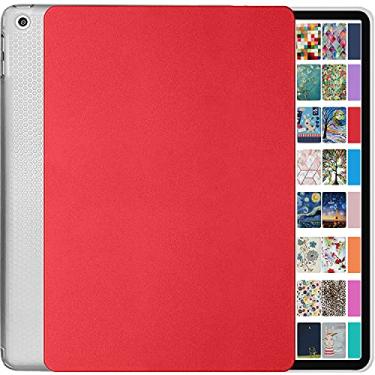Imagem de DuraSafe Cases Para iPad 10,9 polegadas 10,9 pouces 2022 10 Gen [10ª geração] A2696 A2757 A2777 UltraSlim Poids léger Protetor flexível TPU absorvente de choque Claire Cas - Vermelho
