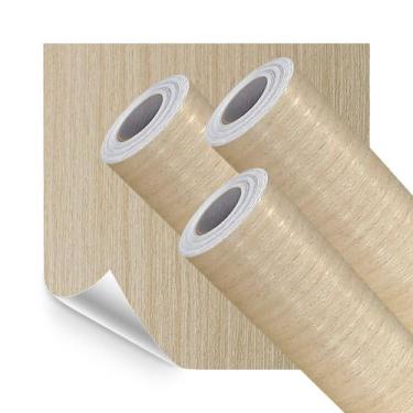 Imagem de Kit 3 Papel Parede Marmore Travertino Modelo 2 Lavavel 15M - Open Star