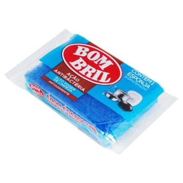 Imagem de ESPONJA AZUL ANTIADERENTE AÇÃO ANTIBACTÉRIA BOM BRIL