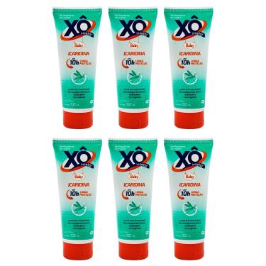 Imagem de Xô inseto baby icaridina repelente contra mosquitos da dengue zika chikungunya febre amarela 6x100ml