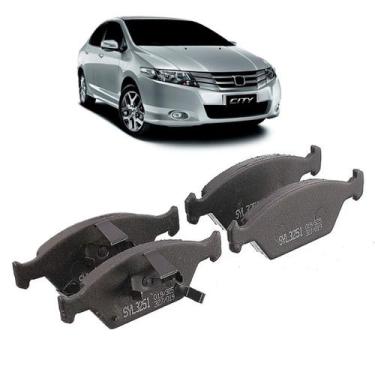 Imagem de Jogo Pastilha de Freio Dianteira City Fit 3251 - METALSYSTEM