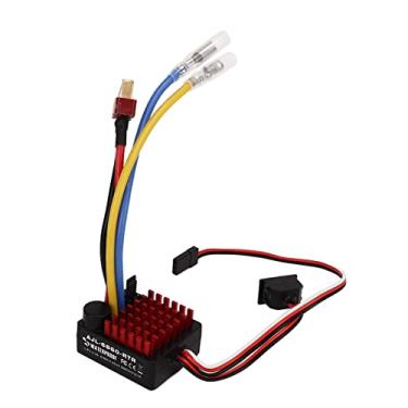 Imagem de 60A Escascado Escrited Waterperme Electronic Speed ​​Controller para 1/10 Carro RC, Barco, Modelos de Tanques, Compatível Com 540 550 750 Motores, 2-3s Lipo / 5-9 Cell NIMH Bateria