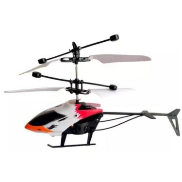 Imagem de Mini Helicóptero Sensor Infravermelho Recarregável Sortido - toys