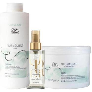 Imagem de Kit Wella Nutricurls: Cachos Definidos (3 Produtos) - Wella Profession