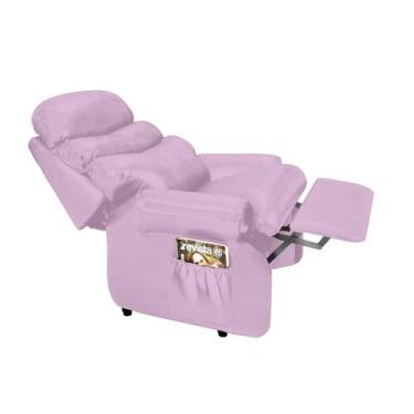 Imagem de Poltrona Reclinável Do Papai material sintético Hospitalar Clinica - E