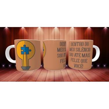 Imagem de Caneca Porcelana - Luz de Ideia Autista
