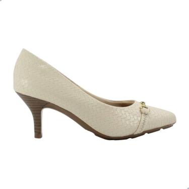 Imagem de Sapato Feminina Modare Napa Tresse Valencia Creme