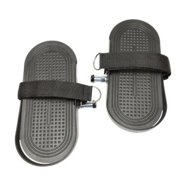 Imagem de Vaveren 2 peças exercícios de bicicleta de bicicleta de pedal kit de assistência ao suporte para o pé substitua peças não deslizam o suporte do pedal do pé de