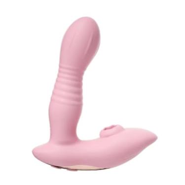 Imagem de Vibrador Ponto G Tabena 10 Modos De Vai E Vem E Pulsação Controle Via App Prazer Intenso Satisfação [ROSA]