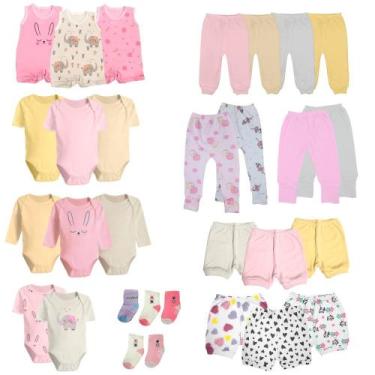 Imagem de Kit Enxoval Completo 30 Peças Roupa de Bebê Maternidade Menina - KOALA