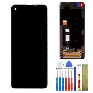 Imagem de Montagem de tela LCD sensível ao toque compatível com Moto One Action Motorola Moto One Vision Tela LCD sensível ao toque com ferramentas