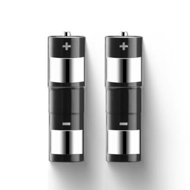 Imagem de Dxldfks Bateria de controle de substituição para estação de carregamento Meta Quest 3S, 3 e 2, pilhas AA recarregáveis de 1800 mAh, pacote com 2