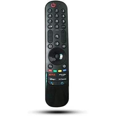 Imagem de Controle remoto IR de substituição para 2021 LG UHD OLED QNED NanoCell 4K 8K Smart TV 55NANO90UPA 65NANO75UPA 65NANO77ZPA 65NANO80UPA 65NANO85APA 65NANO90UPA 75NANO75UPA 75NANO800UPA 75NANO800UPA UPA