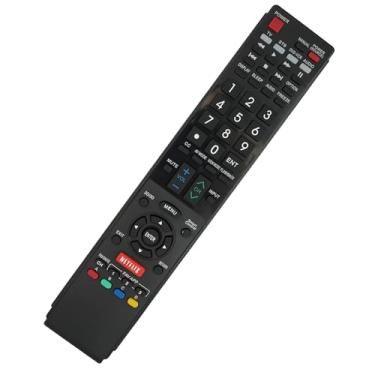 Imagem de Controle remoto de substituição para Sharp LC-70LE733U LC-40LE810UN LC-46LE820 LC-52LE810 LC70SQ10 LC-60LE632U HDTV Aquos TV