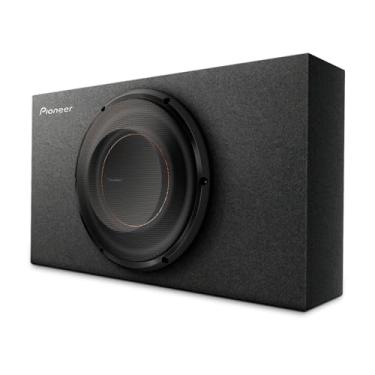 Imagem de Pioneer Subwoofer de alto desempenho D-Series TS-D10LB 25.4 cm – 1300W Max, caixa pré-carregada, extremidade baixa de impacto