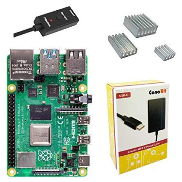 Imagem de Kit básico Raspberry Pi 4 da CanaKit, 8GB RAM
