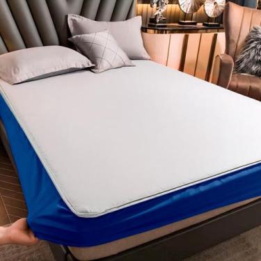 Imagem de Capa de Colchão Impermeável Slip com Elástico Antiácaro e Antialérgico