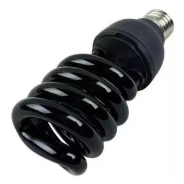 Imagem de Lâmpada Luz negra 36W efeito Neon 110V fluorescente espiral - Luatek