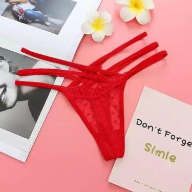 Imagem de Calcinha de Renda, Lady Lingerie ElaShopp, Vermelho