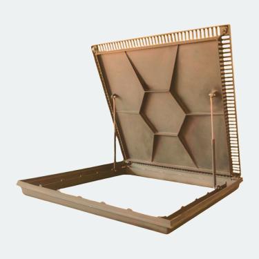 Imagem de Tampa Para Casa Máquinas Piscina 1,00x1,00m Com Grelha Nossa Kasa Fendi