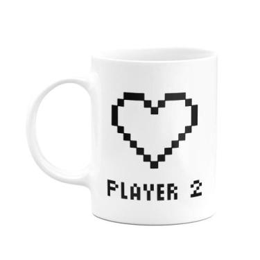 Imagem de Caneca Namorados Gamer - Player 2 - 325ml - JPS INFO