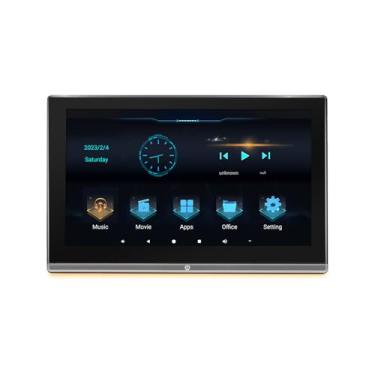 Imagem de YUZTTHL Tv Portátil De 11,6 Polegadas Com Android 11 4K Para Banco Traseiro Carro, Monitor Encosto Cabeça, Espelhamento Sem Fio, Tela Sensível Ao Toque, Suporte Celulares E Tablets, Reprodutor Vídeo