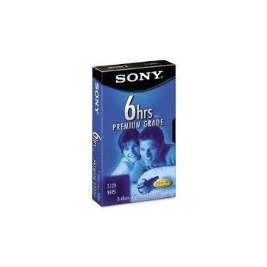 Imagem de Sony Fitas Vhs Virgens De Vídeo T-120Vr Qualidade Premium - Pacote Com 2 Unidades, 120 Min