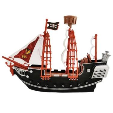 Imagem de Crianças Modelo De Navio Pirata Brinquedo Exclusivo Barco Para Casa Ja