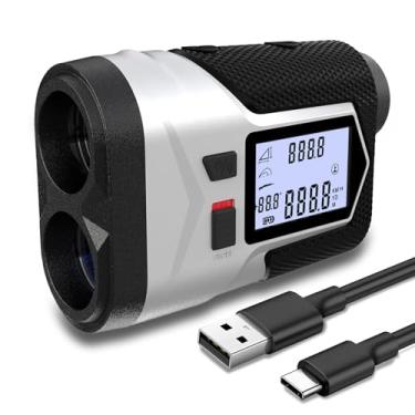 Imagem de SG SURGOAL Telêmetro A Laser Com Tela Lcd 6X E Inclinação Para Golfe Caça, Bateria Integrada, Carregamento Usb, 5 1200 Jardas