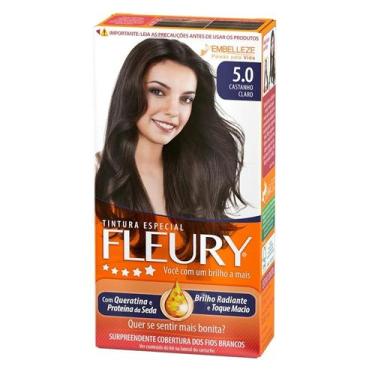 Imagem de Tintura Especial Fleury Castanho Claro 5.0 - EMBELLEZE