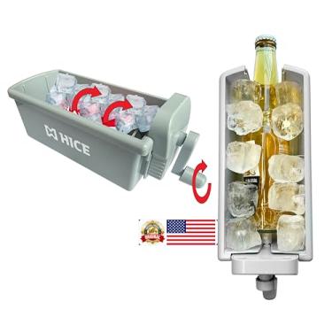 Imagem de HICE Refrigerador de bebidas rápido para bebidas - refrigerador instantâneo de latas e garrafas Hyper Spin, sem baterias, resfriamento gelado para refrigerante, cerveja e água, mini refrigerador