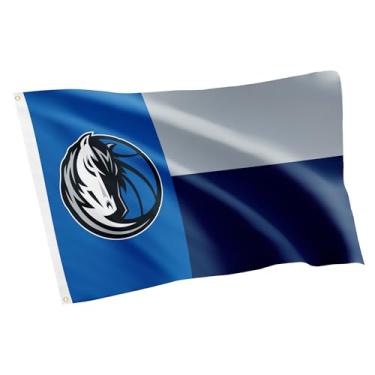 Imagem de Desert Cactus Bandeira Dallas Mavericks DM - Banner Mavericks de 9,8 x 1,5 m, tecido durável interno/externo, design 100% poliéster (estilo B)